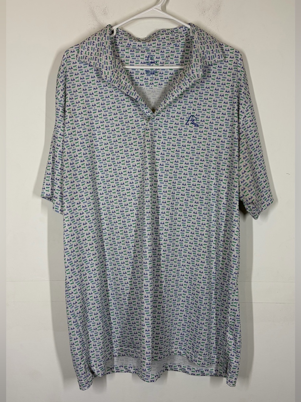 NWOT Rhoback The Chubbs Polo Size XL